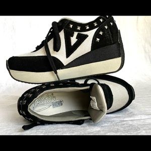 Volatile Kicks Studded Platform Sneakers